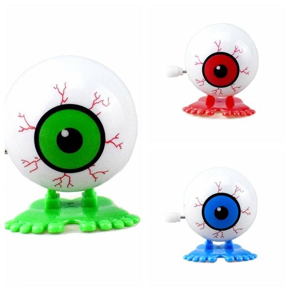 1pcs Creative Children's Clockwork Toy Chain Jump Eyeball Wind Up Toys For Children Wind-up Toys