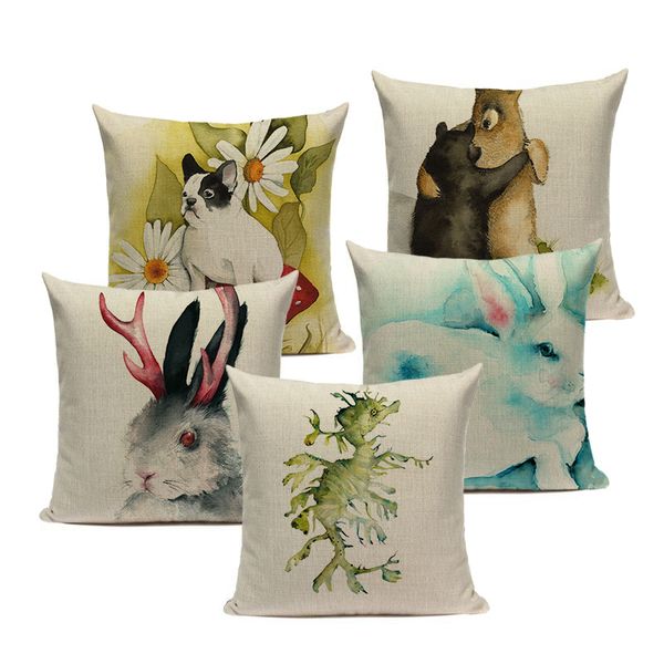 animal cartoon rabbit cat sea horse decorative cushion 45cmx45cm square sofas 1 side printing pillow cover custom throw pillows
animal cartoon rabbit cat sea horse decorative cushion 45cmx45cm square sofas 1 side printing pillow cover custom throw pillows