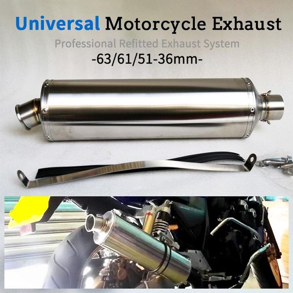 universal motorcycle exhaust muffler pipe escape moto db killer pitbike for yzf r1 r3 r6 cbr500 z800 xj6 mt07 cb400
universal motorcycle exhaust muffler pipe escape moto db killer pitbike for yzf r1 r3 r6 cbr500 z800 xj6 mt07 cb400
