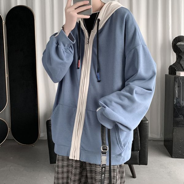 new men's korean streetwear jackets 2021 fashion woman casual oversize hooded coats male clothing college style ww8d, Black;brown
new men's korean streetwear jackets 2021 fashion woman casual oversize hooded coats male clothing college style ww8d, Black;brown