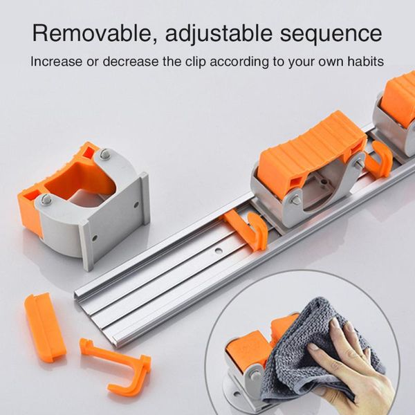 strong bearing space saving storage slidable rack with hooks wall mounted kitchen bathroom broom organizer waterproof mop holder
strong bearing space saving storage slidable rack with hooks wall mounted kitchen bathroom broom organizer waterproof mop holder