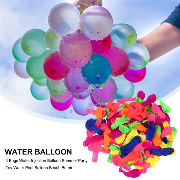 3 bags water injection balloon summer party toy water pool balloon beach bomb 3 bags wmtbku
3 bags water injection balloon summer party toy water pool balloon beach bomb 3 bags wmtbku