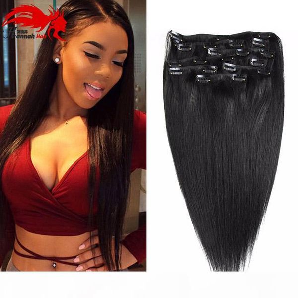 hannah product straight clip in hair extensions full headi clip in human hair virgin brazilian straight clip in hair, Black
hannah product straight clip in hair extensions full headi clip in human hair virgin brazilian straight clip in hair, Black