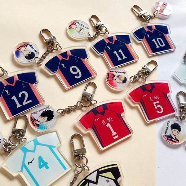 1 pcs fashion volleyball junior key cartoon keyrings cute anime acrylic keychain accessories for kids toy supplies, Silver
1 pcs fashion volleyball junior key cartoon keyrings cute anime acrylic keychain accessories for kids toy supplies, Silver