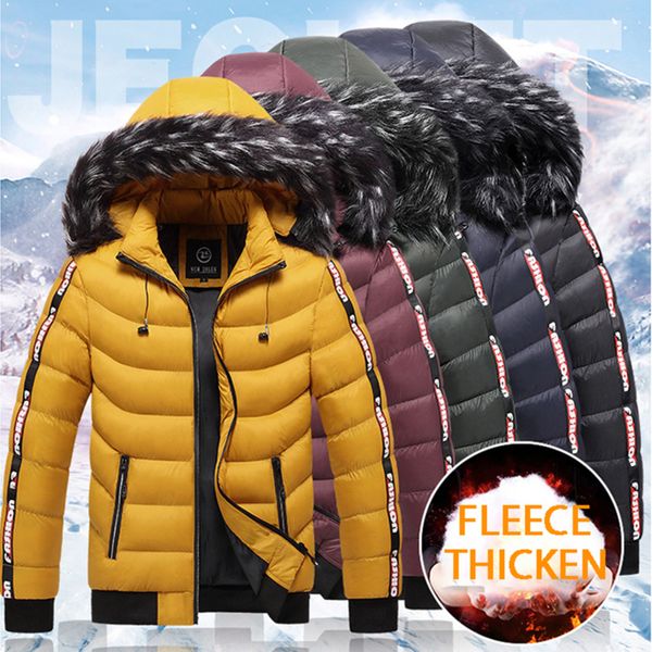 winter men fur collar warm thick 2020 male outerwear thermal wool liner down jacket coats fleece hooded snow parka, Black
winter men fur collar warm thick 2020 male outerwear thermal wool liner down jacket coats fleece hooded snow parka, Black