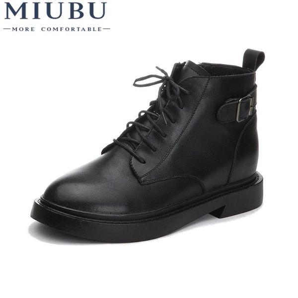 boots miubu fashion european style black ankle flats round toe back zip genuine leather woman pump shoes
boots miubu fashion european style black ankle flats round toe back zip genuine leather woman pump shoes