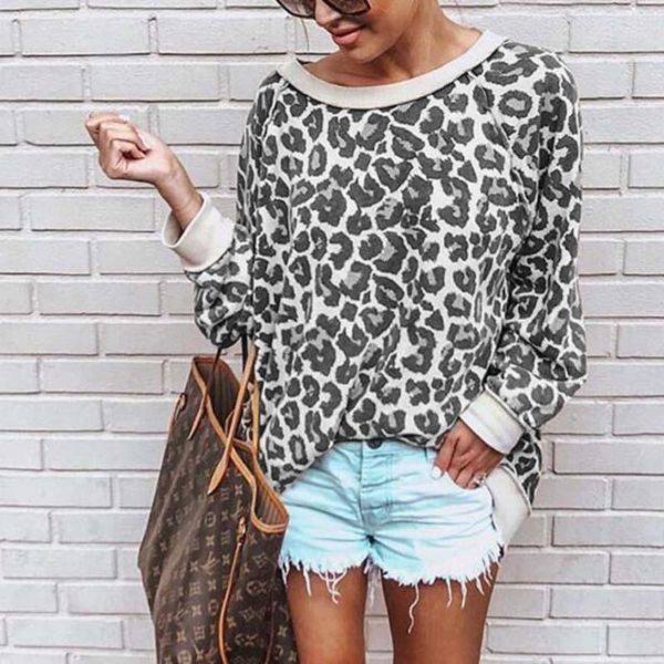 fashion round neck print leopard sweater loose shirt 5 colors fashion leopard women sweatshirts hoodies1, Black
fashion round neck print leopard sweater loose shirt 5 colors fashion leopard women sweatshirts hoodies1, Black