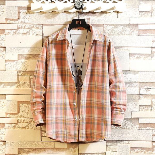 new fashion flannel men plaid shirt slim fit casual long sleeve sanding shirt male harajuku streetwear shirts plus size, White;black
new fashion flannel men plaid shirt slim fit casual long sleeve sanding shirt male harajuku streetwear shirts plus size, White;black