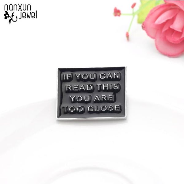 pins, brooches metal enamel pin if you can read this are too close brooch for backpack clothes badge lapel jewelry women, Gray
pins, brooches metal enamel pin if you can read this are too close brooch for backpack clothes badge lapel jewelry women, Gray