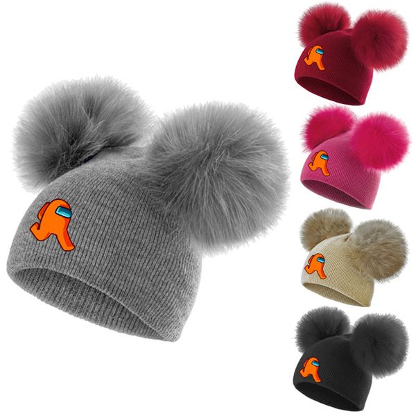among us game kids knitted hat two pom beanie baby double fur ball wool hat children boys girls windproof warm hat outdoor cap e122404, Yellow
among us game kids knitted hat two pom beanie baby double fur ball wool hat children boys girls windproof warm hat outdoor cap e122404, Yellow