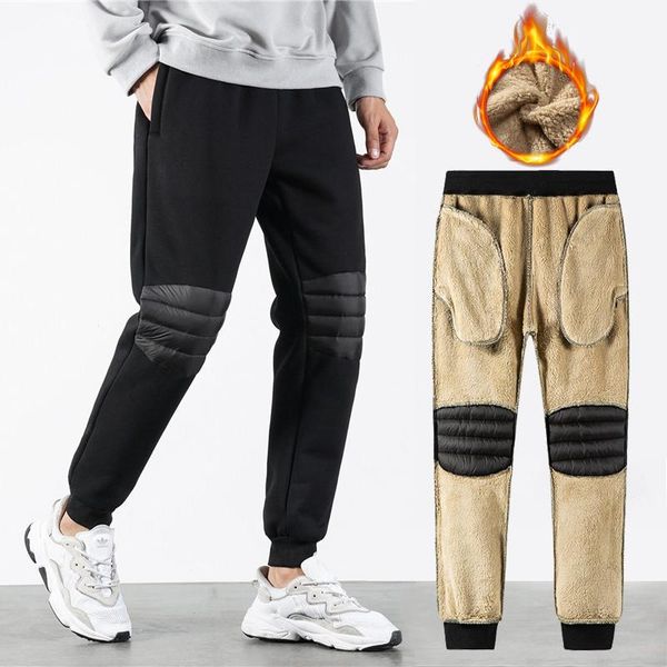 plus size winter thick sweatpants men 2020 new patchwork joggers men warm trousers streetwear pants elastic waitst wool pants, Black
plus size winter thick sweatpants men 2020 new patchwork joggers men warm trousers streetwear pants elastic waitst wool pants, Black