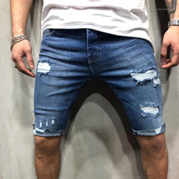 men's jeans summer men ripped denim shorts skinny destroyed distressed short man casual straight knee length bermudas masculina1, Blue
men's jeans summer men ripped denim shorts skinny destroyed distressed short man casual straight knee length bermudas masculina1, Blue