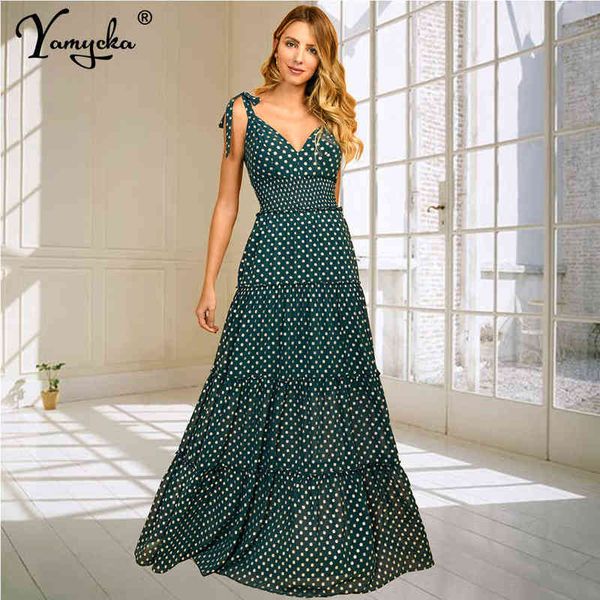 slip polka dot print summer maxi dress women elegant birthday party dress boho casual beach dress evening dresses vestidos g0214, Black;gray 
slip polka dot print summer maxi dress women elegant birthday party dress boho casual beach dress evening dresses vestidos g0214, Black;gray