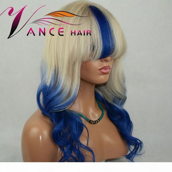 vancehair 13x4.5x1 t lace front wigs custom blue natural wave human hair wigs with bangs 150% pre plucked remy hair, Black;brown
vancehair 13x4.5x1 t lace front wigs custom blue natural wave human hair wigs with bangs 150% pre plucked remy hair, Black;brown