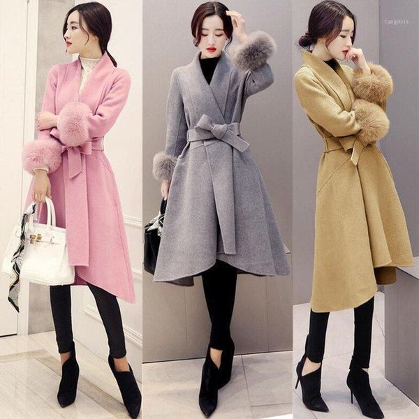 fashion women's woolen coat female 2019 autumn and winter new women's korean version of the slim slimming woolen coat female1, Black
fashion women's woolen coat female 2019 autumn and winter new women's korean version of the slim slimming woolen coat female1, Black