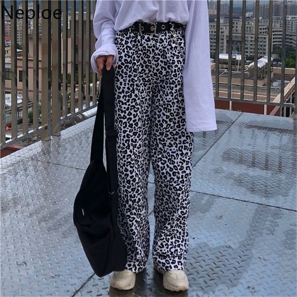 neploe harajuku vintage white leopard print pants elasitc waist wide leg female pants hip-hop long casual trousers 80571 201031, Black;white
neploe harajuku vintage white leopard print pants elasitc waist wide leg female pants hip-hop long casual trousers 80571 201031, Black;white