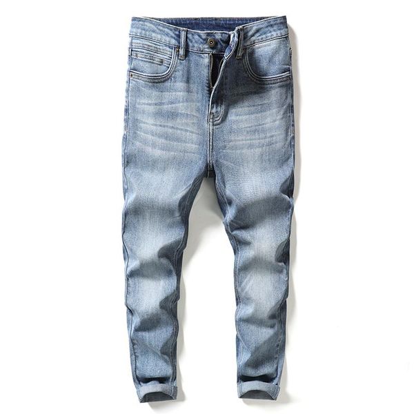 voreloce light blue fitted slim-fit pencil pants autumn and winter brand clothing trend fashion high-quality cotton men's jeans
voreloce light blue fitted slim-fit pencil pants autumn and winter brand clothing trend fashion high-quality cotton men's jeans