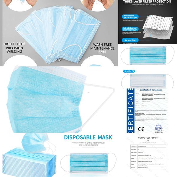 3 face masks with elastic disposable ear loop ply breathable and comfortable for blocking dust 9vla
3 face masks with elastic disposable ear loop ply breathable and comfortable for blocking dust 9vla
