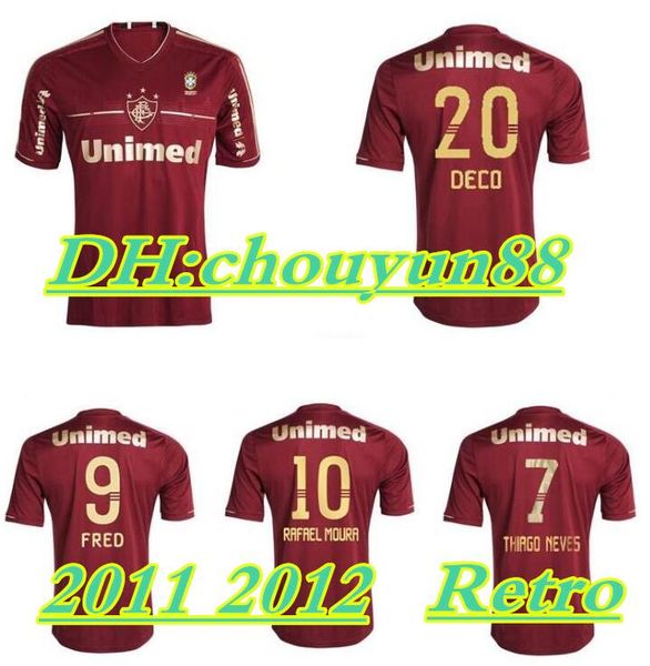 2011 2012 fluminense retro soccer jersey 11 12 deco lanzini rafael sobis thiago neves fred vintage classic football shirt, Black;yellow
2011 2012 fluminense retro soccer jersey 11 12 deco lanzini rafael sobis thiago neves fred vintage classic football shirt, Black;yellow