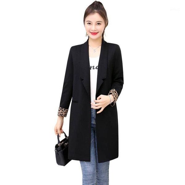 women's suits & blazers 2021 spring korean women blazer ladies vintage slim patchwork leopard suit feminine plus size 3xl jacket casaco, White;black
women's suits & blazers 2021 spring korean women blazer ladies vintage slim patchwork leopard suit feminine plus size 3xl jacket casaco, White;black