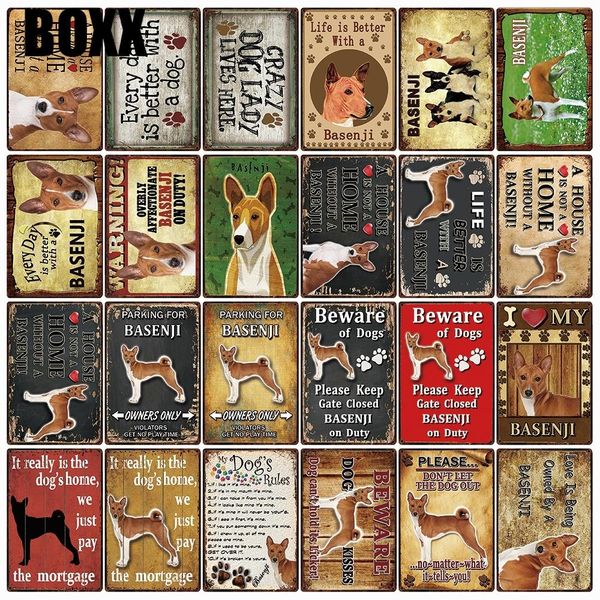 pets warning dogs rule life is better with a basenji metal sign home decor bar wall art painting 20*30 cm size
pets warning dogs rule life is better with a basenji metal sign home decor bar wall art painting 20*30 cm size