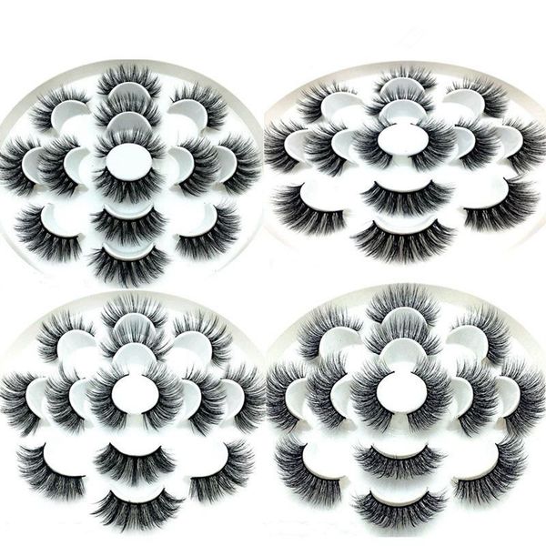 mink eyelashes natural false eyelashes long eyelash extension faux fake eye lashes 7 pairs/set wholesale
mink eyelashes natural false eyelashes long eyelash extension faux fake eye lashes 7 pairs/set wholesale
