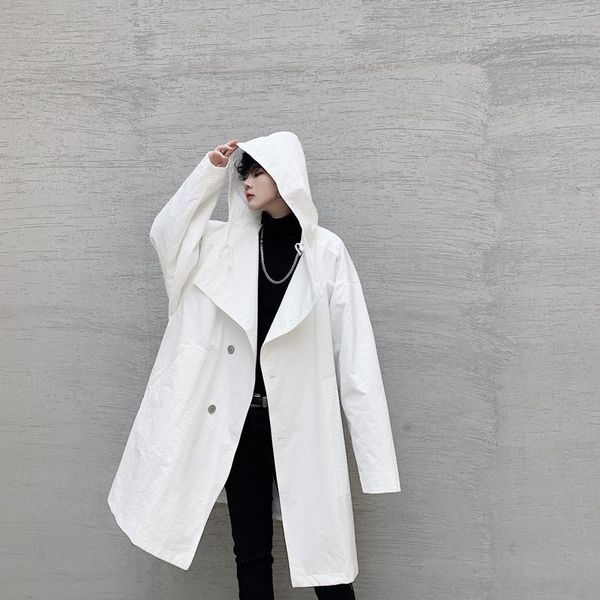 men's trench coats back disconnect personality windbreaker for mens 2021 fashion trends punk design oversize coat teens oversized stree, Tan;black
men's trench coats back disconnect personality windbreaker for mens 2021 fashion trends punk design oversize coat teens oversized stree, Tan;black