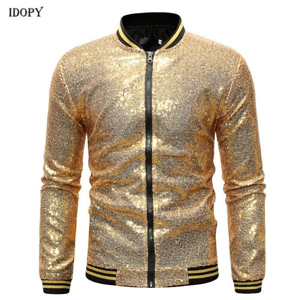 men's jackets idopy cool men`s sequine baseball jacket party stage performance shiny cosplay coat for man and women, Black;brown
men's jackets idopy cool men`s sequine baseball jacket party stage performance shiny cosplay coat for man and women, Black;brown
