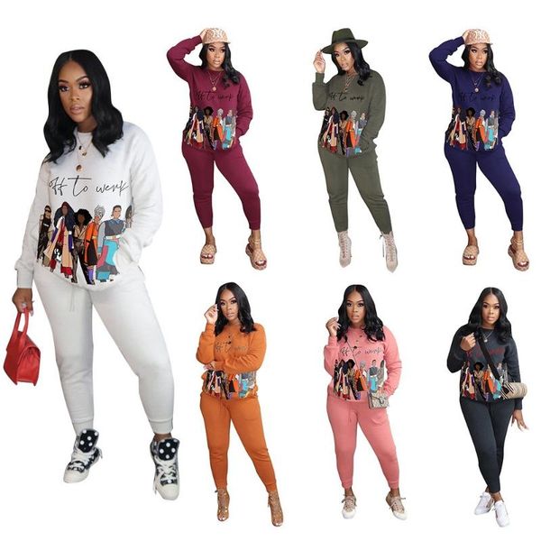 cinessd 2020 ladies autumn and winter warm casual printing two-piece cartoon printing and dyeing sweater suit, Gray
cinessd 2020 ladies autumn and winter warm casual printing two-piece cartoon printing and dyeing sweater suit, Gray