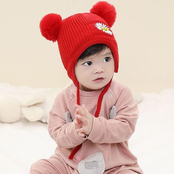 berets baby hats autumn winter pompom earflap caps for toddler kids girl cap boy beaine bonnet1, Blue;gray
berets baby hats autumn winter pompom earflap caps for toddler kids girl cap boy beaine bonnet1, Blue;gray