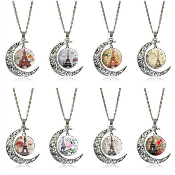 selling hollow carved moon tower time gem necklace for men and women dmfn173 (with chain) mix order pendant necklaces, Silver
selling hollow carved moon tower time gem necklace for men and women dmfn173 (with chain) mix order pendant necklaces, Silver