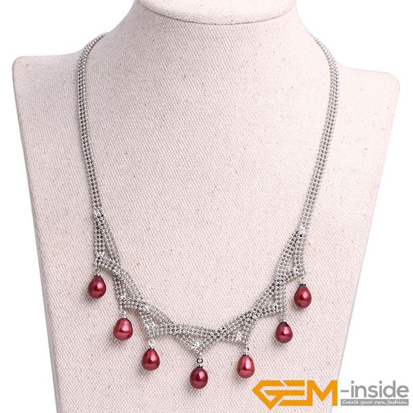 chains natural freshwater pearl necklace fashion jewelry gifts for women christmas gift 18 inch white pink black gray purple, Silver
chains natural freshwater pearl necklace fashion jewelry gifts for women christmas gift 18 inch white pink black gray purple, Silver