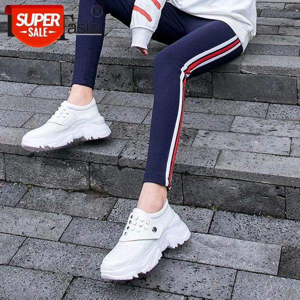 doratasia 2019 new genuine cow leather sneakers woman rivet deocration hook& loop flat platform luxury casual shoes woman #r80y
doratasia 2019 new genuine cow leather sneakers woman rivet deocration hook& loop flat platform luxury casual shoes woman #r80y