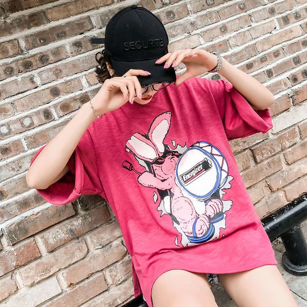 spring / summer 2019 new bf style loose trend large medium length short sleeve t-shirt skirt women's fashion student top, Black;gray
spring / summer 2019 new bf style loose trend large medium length short sleeve t-shirt skirt women's fashion student top, Black;gray