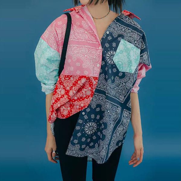 superaen style panelled print chiffon shirt female summer fat plus size slimming loose mid length sunscreen full women blouses, White
superaen style panelled print chiffon shirt female summer fat plus size slimming loose mid length sunscreen full women blouses, White