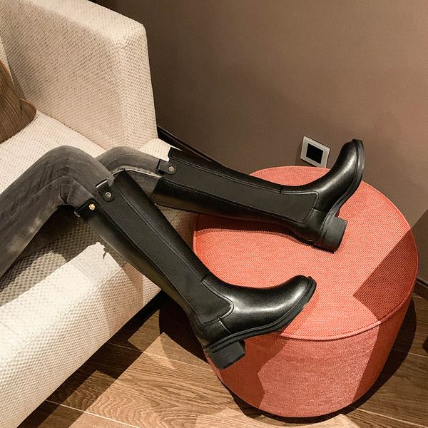 2020 and winter new warm sewing return average height long but knee stretch knight boots l3n5, Black
2020 and winter new warm sewing return average height long but knee stretch knight boots l3n5, Black