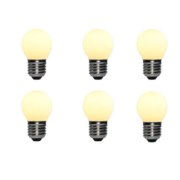 liii&artman 5w led light bulb g45, e27 base matt opal warm white 2500k cri95 350lm, 40w equivalent edison bulb (6-pack)
liii&artman 5w led light bulb g45, e27 base matt opal warm white 2500k cri95 350lm, 40w equivalent edison bulb (6-pack)