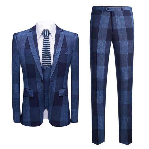 blue suit men 2021 slim men's tuxedo wedding dress men's fashion classic suit formal coat pants vest, White;black
blue suit men 2021 slim men's tuxedo wedding dress men's fashion classic suit formal coat pants vest, White;black