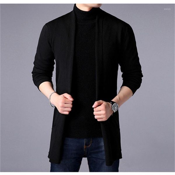 2020 winter new men's sweater solid color bottoming shirt korean long-sleeved shirt men's slim long cardigan sweater knitted1, White;black
2020 winter new men's sweater solid color bottoming shirt korean long-sleeved shirt men's slim long cardigan sweater knitted1, White;black