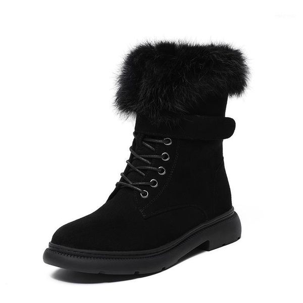 leosoxs women boots mid-calf fur warm snow boots women winter shoes fashion ladies casual shoes plus size 43 zip lace-up1, Black
leosoxs women boots mid-calf fur warm snow boots women winter shoes fashion ladies casual shoes plus size 43 zip lace-up1, Black