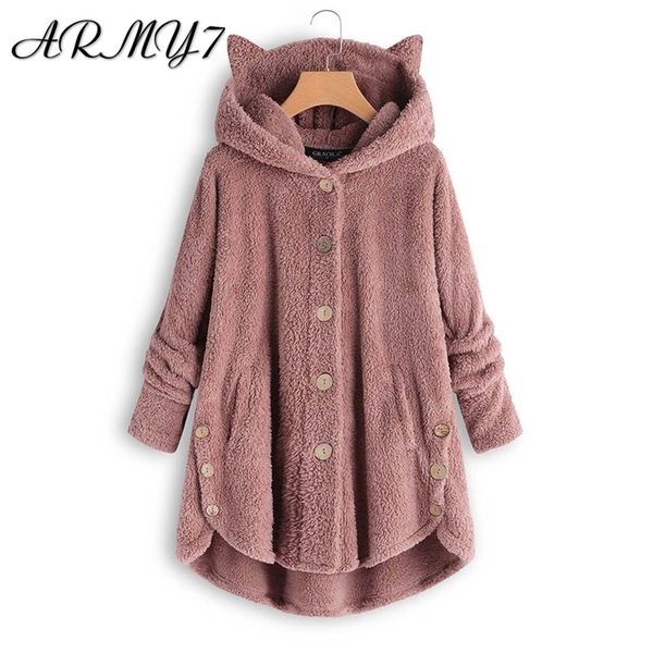 cat ears sweatshirt dress ladies oversized cotton coat winter warm women solid long fluffy hat tunic black pink plus size lj201103
cat ears sweatshirt dress ladies oversized cotton coat winter warm women solid long fluffy hat tunic black pink plus size lj201103