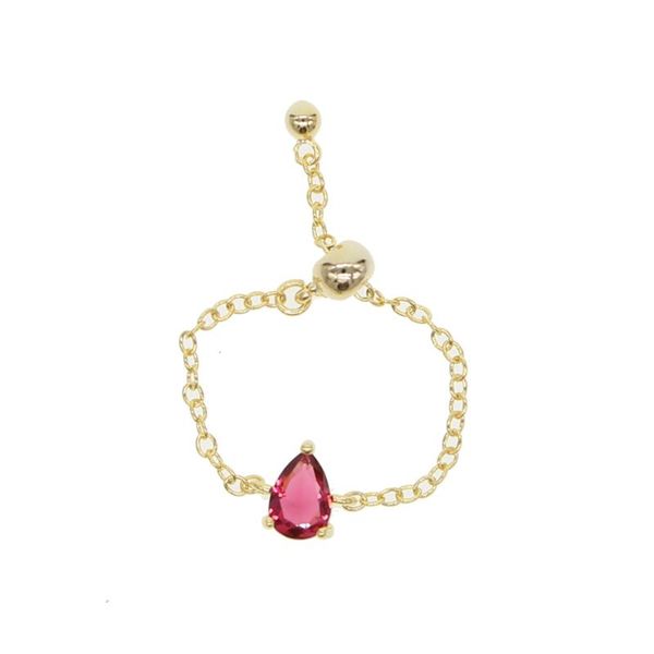 cluster rings gold silver color red black white tear drop cz single stone simple chain ring, Golden;silver
cluster rings gold silver color red black white tear drop cz single stone simple chain ring, Golden;silver