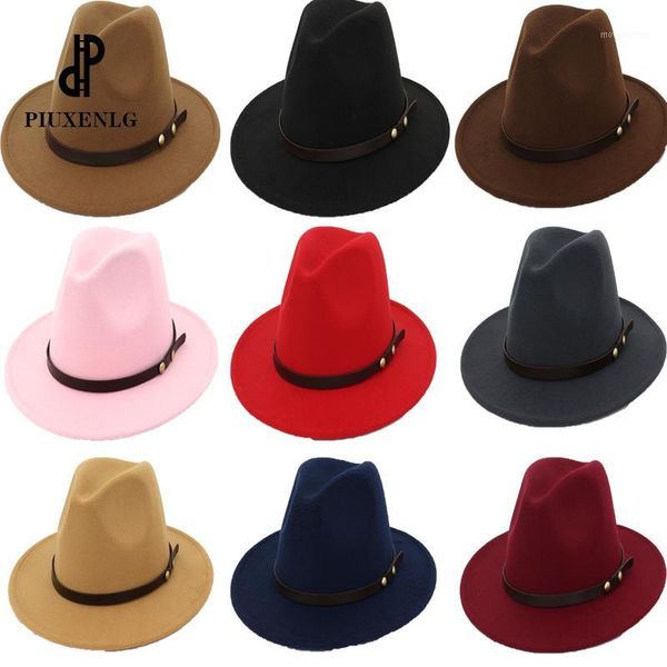 women's fedora hat wide brim fall hats for women summer women felt hats men fashion black jazz hat fedoras1, Blue;gray
women's fedora hat wide brim fall hats for women summer women felt hats men fashion black jazz hat fedoras1, Blue;gray