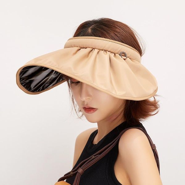 2020 new summer hat for women anti-uv foldable wide brim visor hat easy to carry travel caps fashion casual summer sun hats, Blue;gray
2020 new summer hat for women anti-uv foldable wide brim visor hat easy to carry travel caps fashion casual summer sun hats, Blue;gray