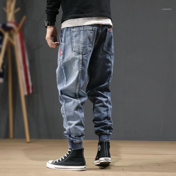 japanese vintage fashion men jeans loose fit spliced designer denim cargo pants homme harem joggers streetwear hip hop jeans men1, Blue
japanese vintage fashion men jeans loose fit spliced designer denim cargo pants homme harem joggers streetwear hip hop jeans men1, Blue