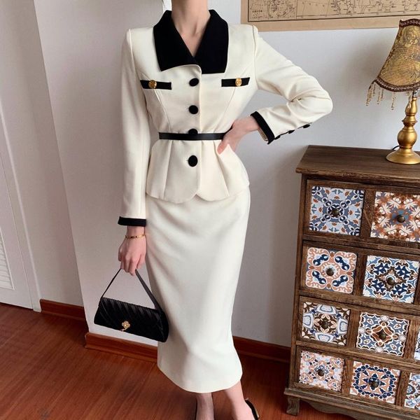 модный костюм женская зимняя новая темперамент color collection blouse + высокая талия полуменечная юбка из двух частей, Gray
модный костюм женская зимняя новая темперамент color collection blouse + высокая талия полуменечная юбка из двух частей, Gray