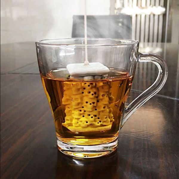 skull tower silicone tea infuser loose leaf cute tea strainer fda lfgb standard creative tea bag filter kitchen utensils
skull tower silicone tea infuser loose leaf cute tea strainer fda lfgb standard creative tea bag filter kitchen utensils