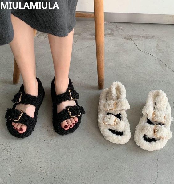 sandals fashion 2021 autumn winter socofy warm wool hair furry women brand designer slingback flat thick bottom ladies shoes, Black
sandals fashion 2021 autumn winter socofy warm wool hair furry women brand designer slingback flat thick bottom ladies shoes, Black