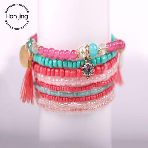 bohemian multilayer candy color crystal beads tassel charm bracelets & bangles set elastic stretch women jewelry pulseras mujer, Golden;silver
bohemian multilayer candy color crystal beads tassel charm bracelets & bangles set elastic stretch women jewelry pulseras mujer, Golden;silver