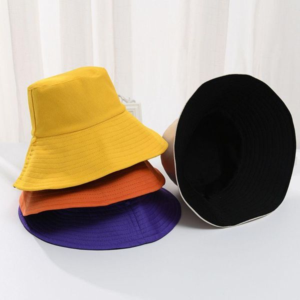 women reversible bucket hat double sides wear solid color foldable fisherman cap 28gd, Blue;gray
women reversible bucket hat double sides wear solid color foldable fisherman cap 28gd, Blue;gray